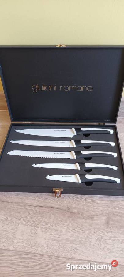 komplet noży Giuliani Romano Sztućce dolnośląskie Legnica