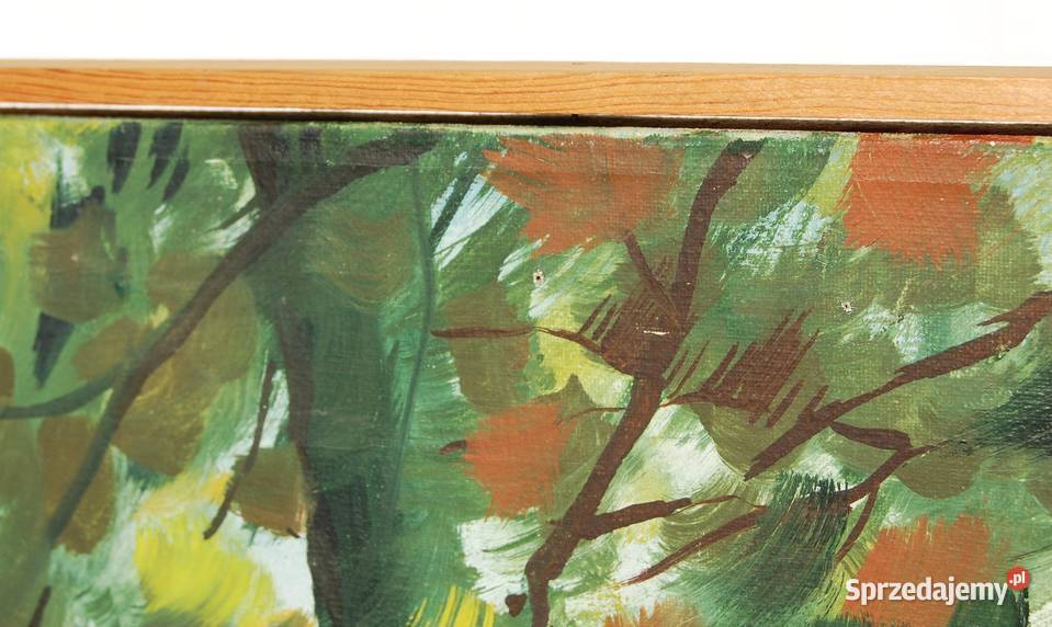 Alejka Zofia Szuster obraz olejny pejzaż zielony Lublin