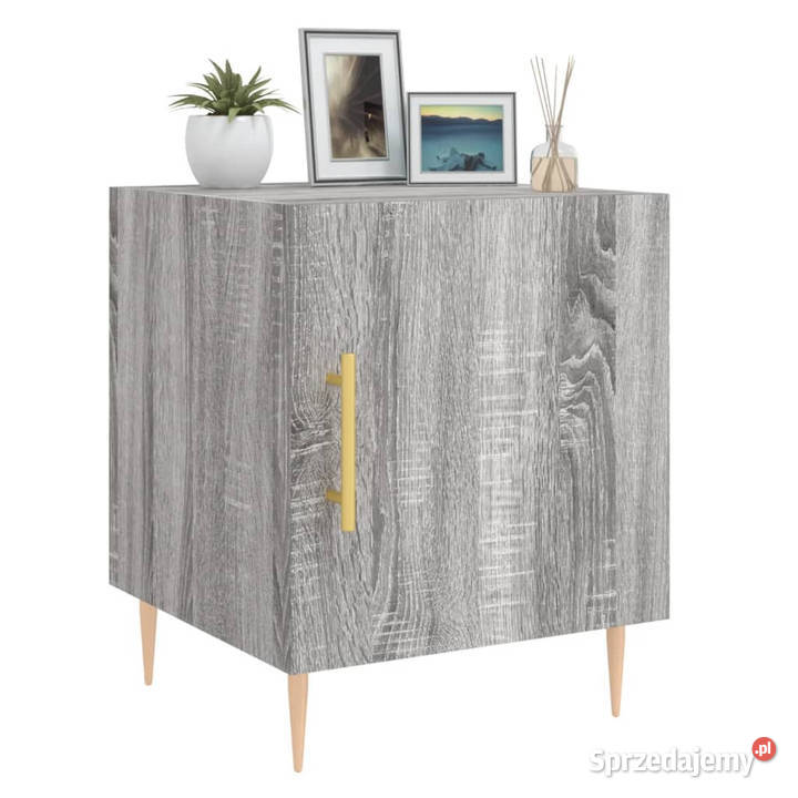 Szafka nocna szary dąb sonoma 40x40x50 WM827544 mazowieckie Warszawa