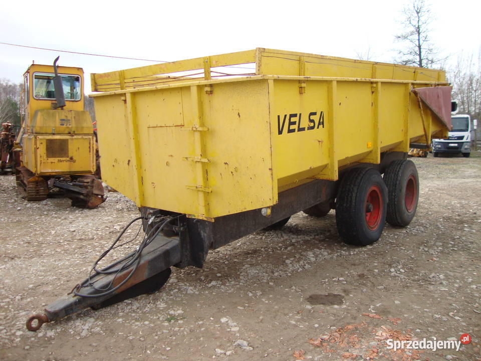 przyczepa Velsa ładowność 12 ton tandem Czaplinek