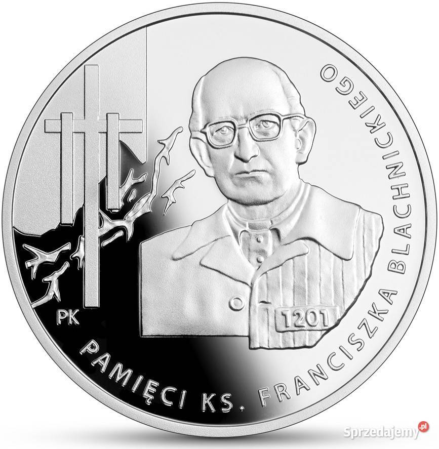 Moneta 10 pamięci Księdza Franciszka Wrocław