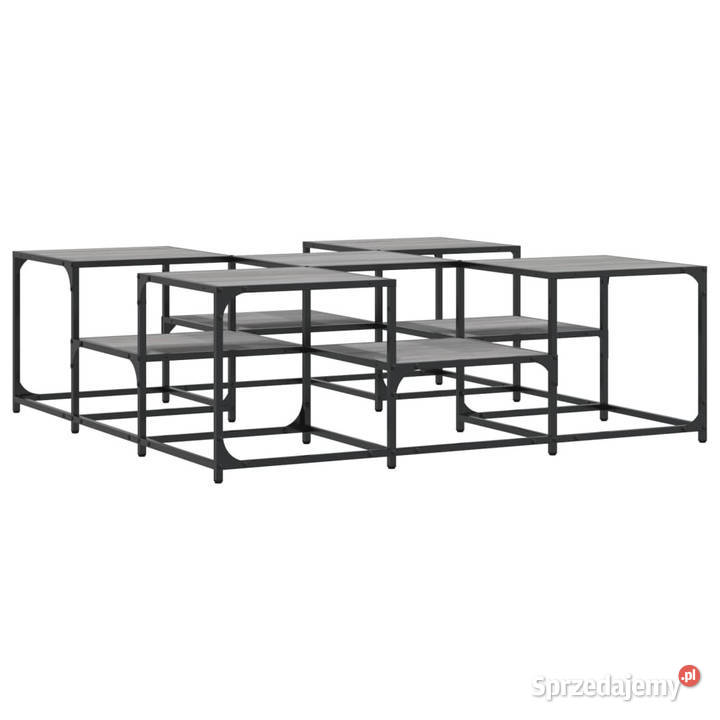 Stolik kawowy szary dąb sonoma 121x121x40 Stoły Warszawa