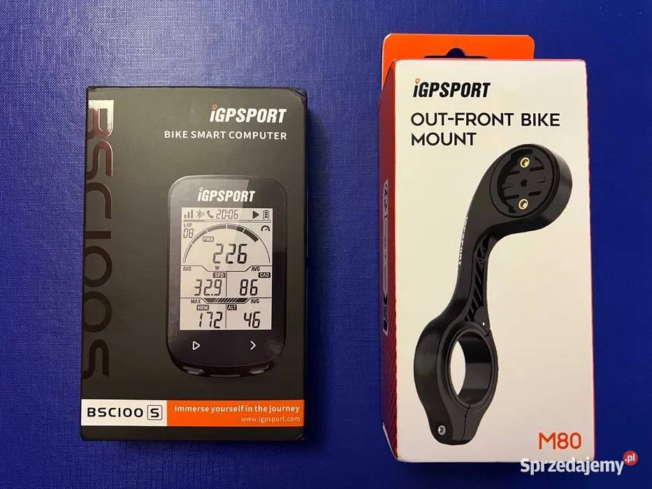 Zestaw licznik rowerowy IGPSPORT BSC100S plus