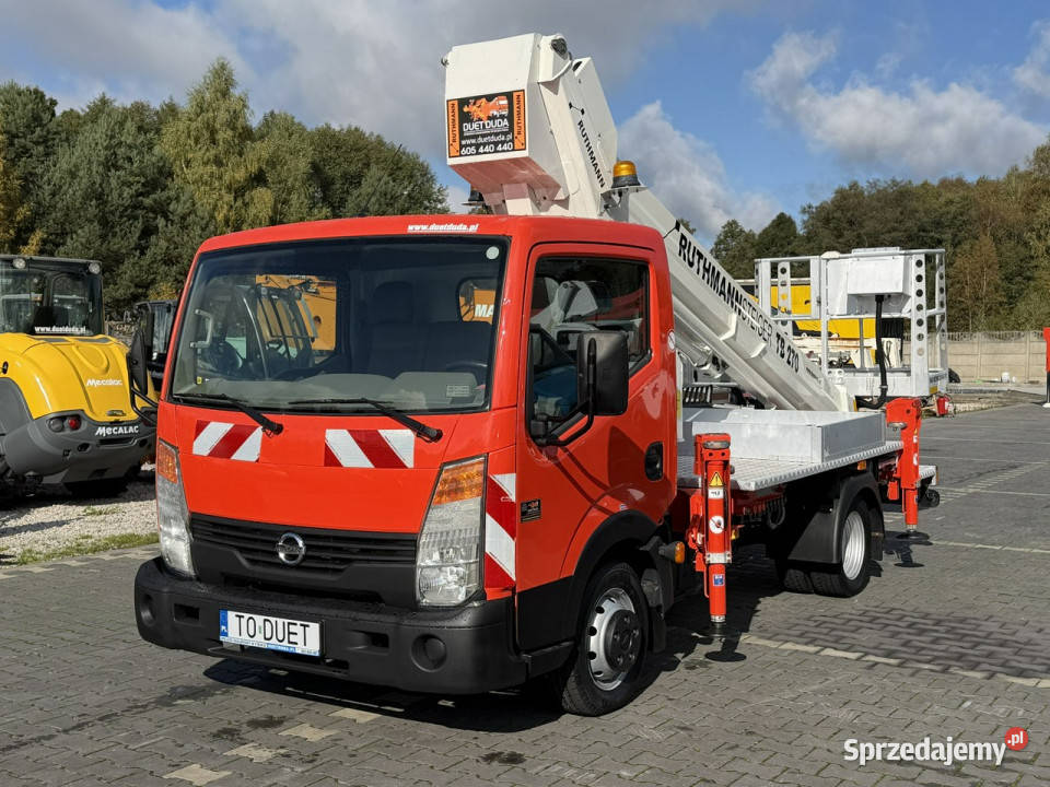 Nissan Cabstar Podnośnik Koszowy RUTHMANN TB 270 Rok produkcji 2014 świętokrzyskie Widełki