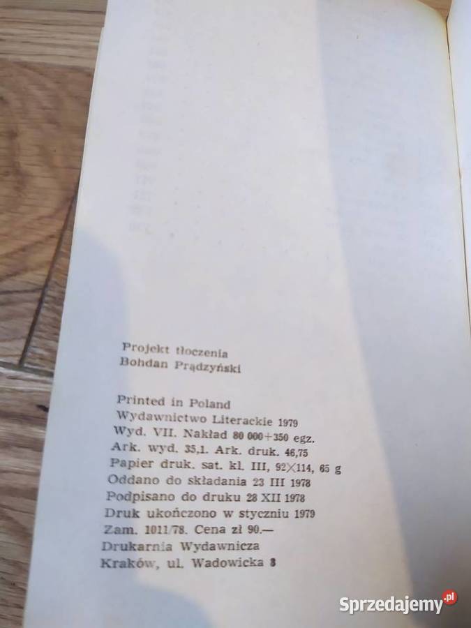Imiennik Karol Bunsch 1979 Rok wydania 1979 Stalowa Wola
