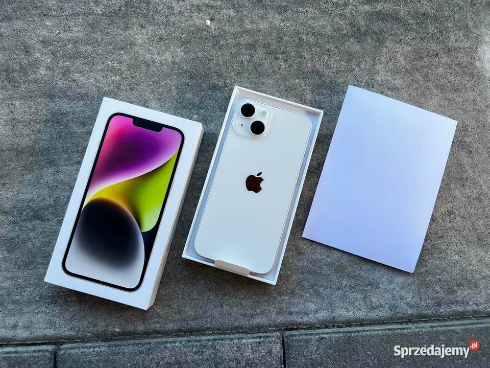 Nowy iPhone 14 biały Łańcut sprzedam