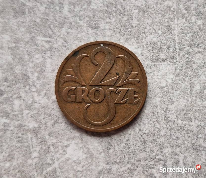 422 POLSKA II RP 2 Grosze 1937 r Wola Kruszyńska