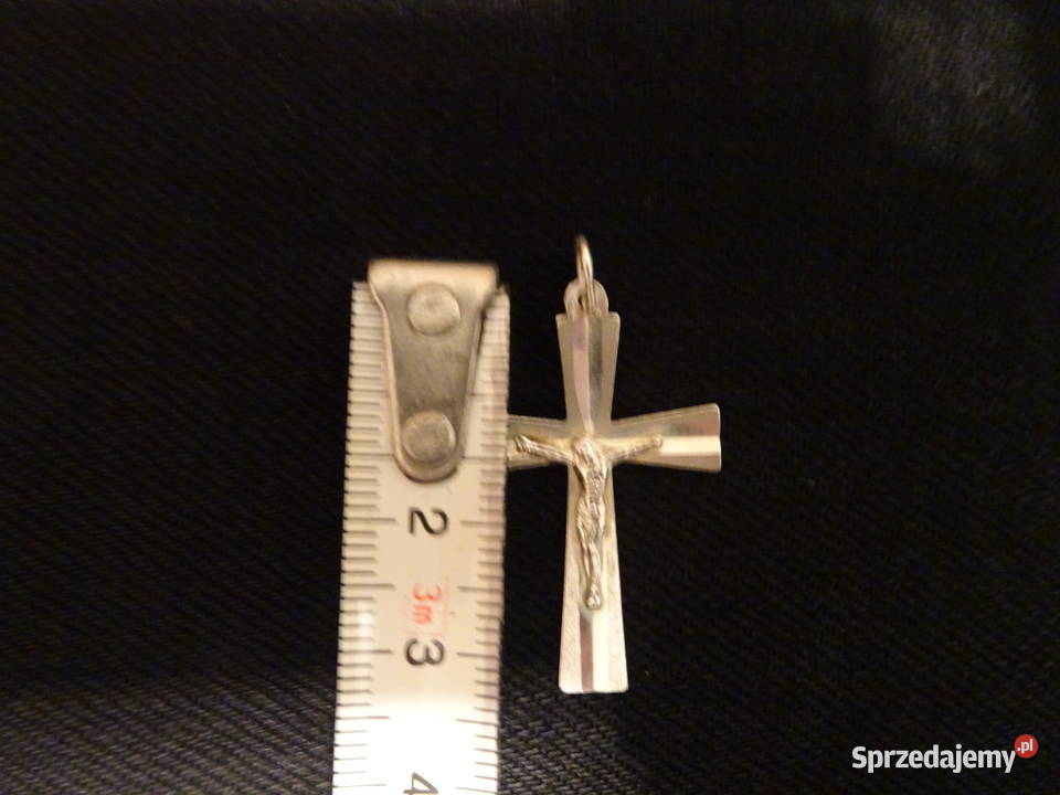 krzyżyk srebrny wisiorek Warszawa