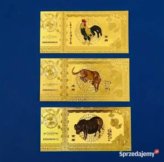 Kolekcjonerski zestaw banknotów Warszawa sprzedam