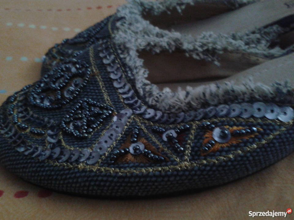 Butikowe Wloskie czulenka dzinsowe Cekiny korale Łódź