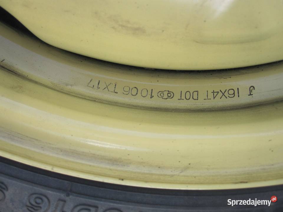 TOYOTA AVENSIS T25 PRIUS koło dojazdowe 1257016