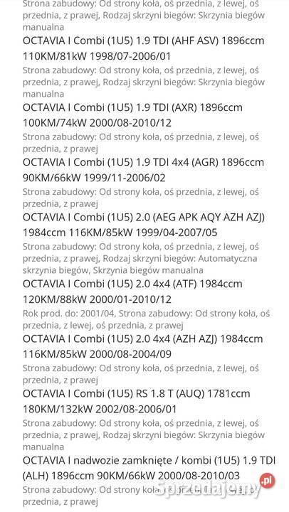 Lobro 302963 Zestaw przegubu seat Audi Skoda Biszcza sprzedam