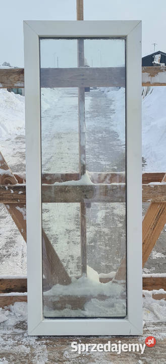 OKNA KacprzaK Witryna 49X132 FIX Używany PCV Lublin sprzedam