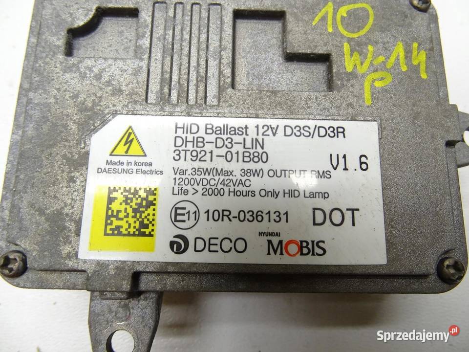 PRZETWORNICA MODUŁ ŚWIATEŁ XENON 3T92101B80