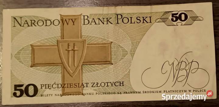 Banknot o nominale 50 złotych opolskie Opole