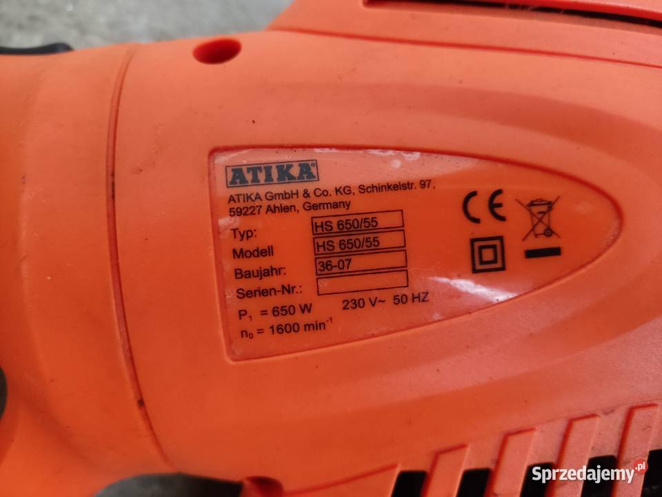 Nożyce elektryczne do żywopłotu Atika HS 65055 Nożyce i sekatory