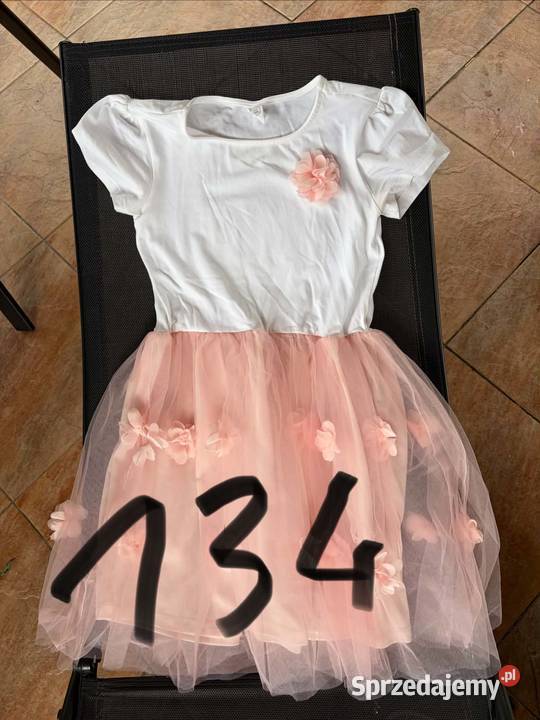 Sukienka bluzki legginsy Rozmiar 134 mazowieckie