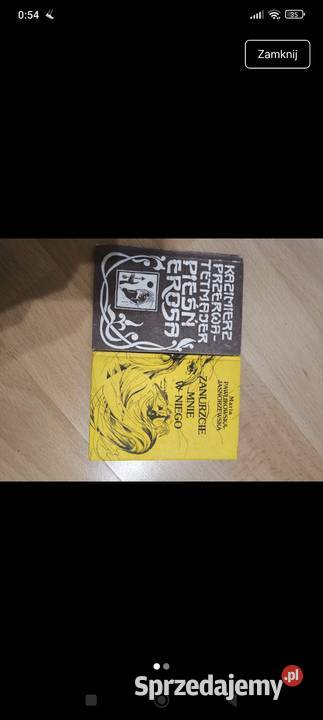 PIEŚŃ Erosa zanurzcie mnie w niego książki Łódź