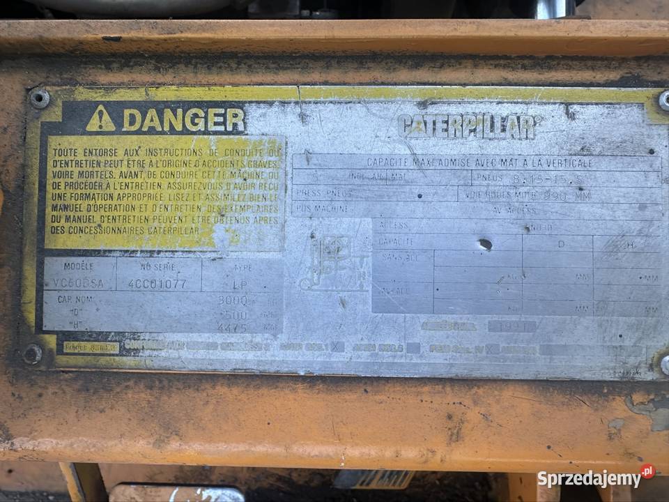 Wózek widłowy CAT Wózki widłowe Kielce