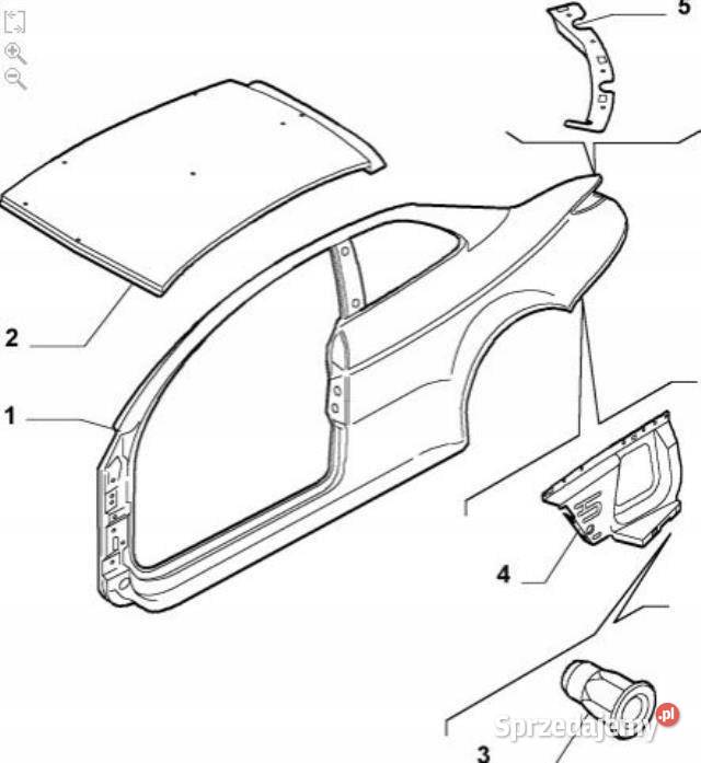 UCHWYT WZMOCNIENIE PRAWY TYŁ ALFA ROMEO GT 0310