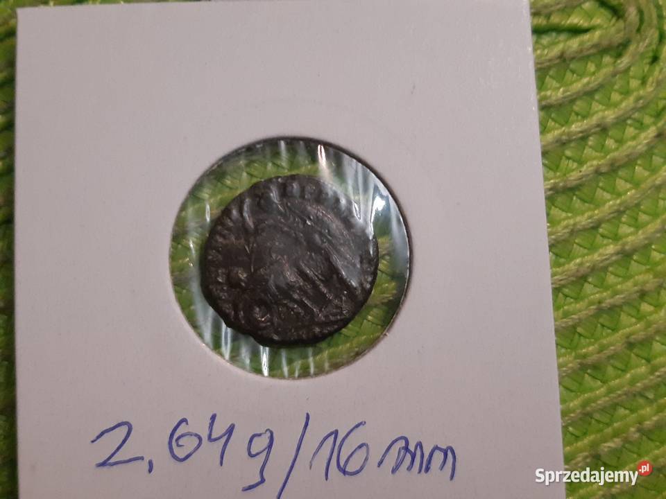 moneta Cesarstwa Rzymskiego panujący Kostancjusz