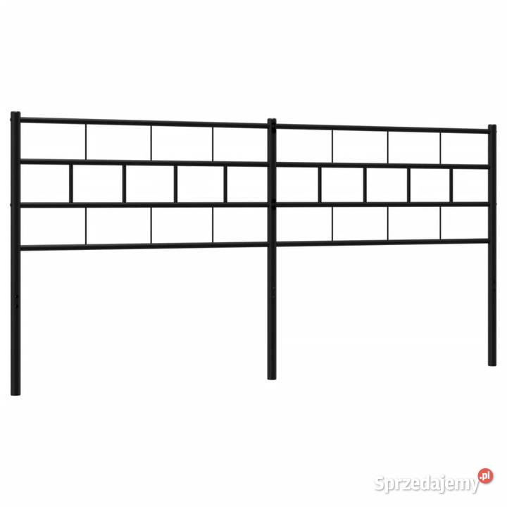 Metalowe wezgłowie czarne 160 WM355694 Warszawa