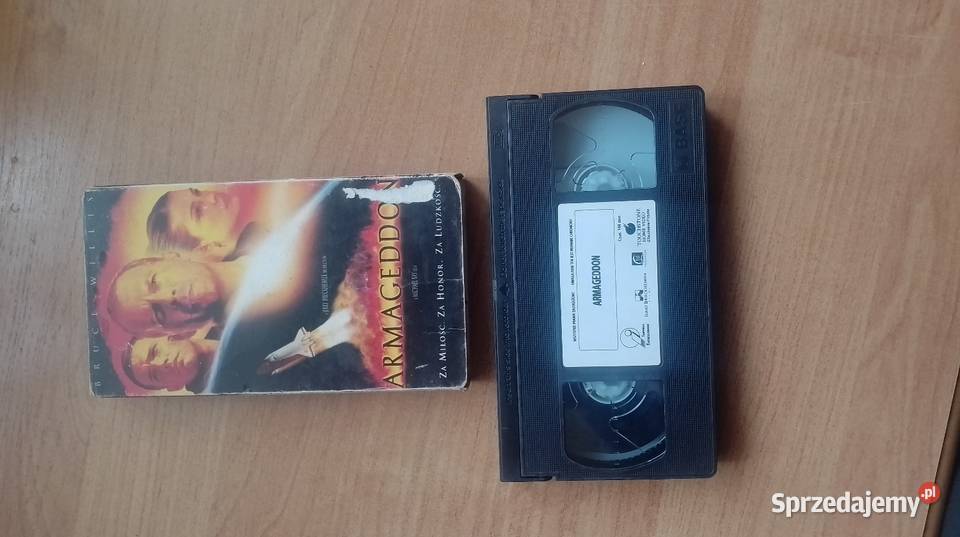 Kaseta VHS armageddon akcja Czarzyzna