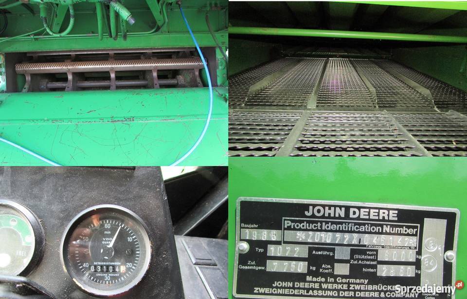 Kombajn zbożowy JOHN DEERE 1072 wózek stół klima Miechów