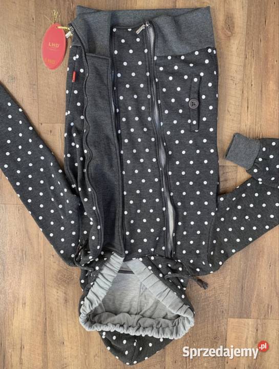 Bluza damska z kapturem S M bluza w kropki Wyszków