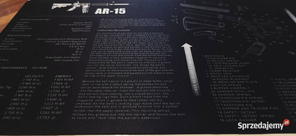 Mata do czyszczenia broni motyw Glock Beretta Warszawa sprzedam