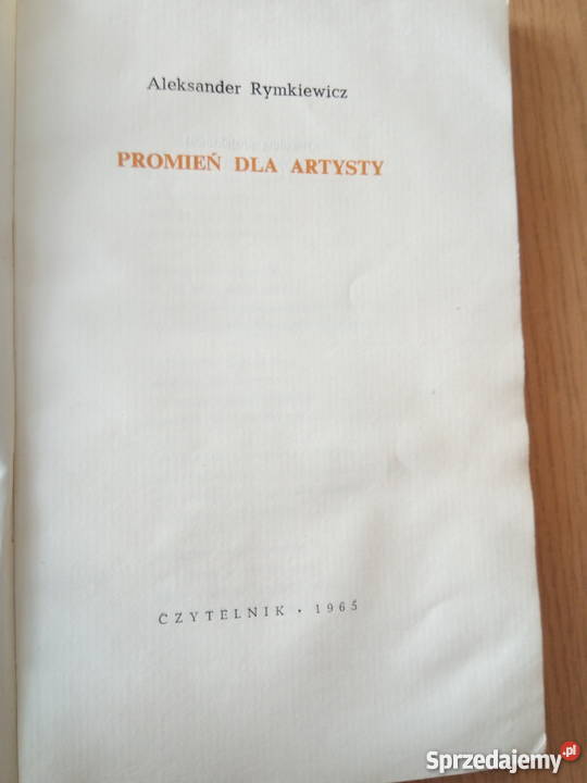 Promień artysty Aleksander Rymkiewicz 1965r