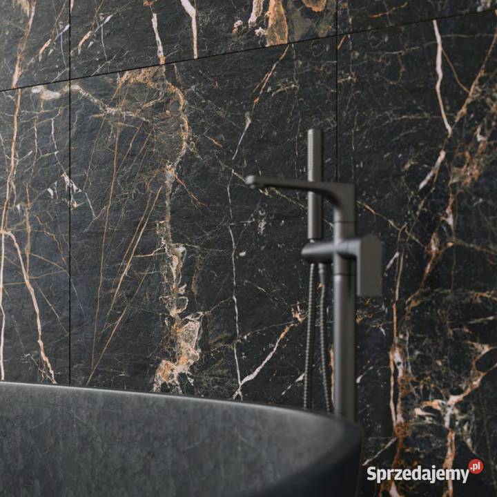 Płytki podłogowe 120x60 czarny marmur mat Radom