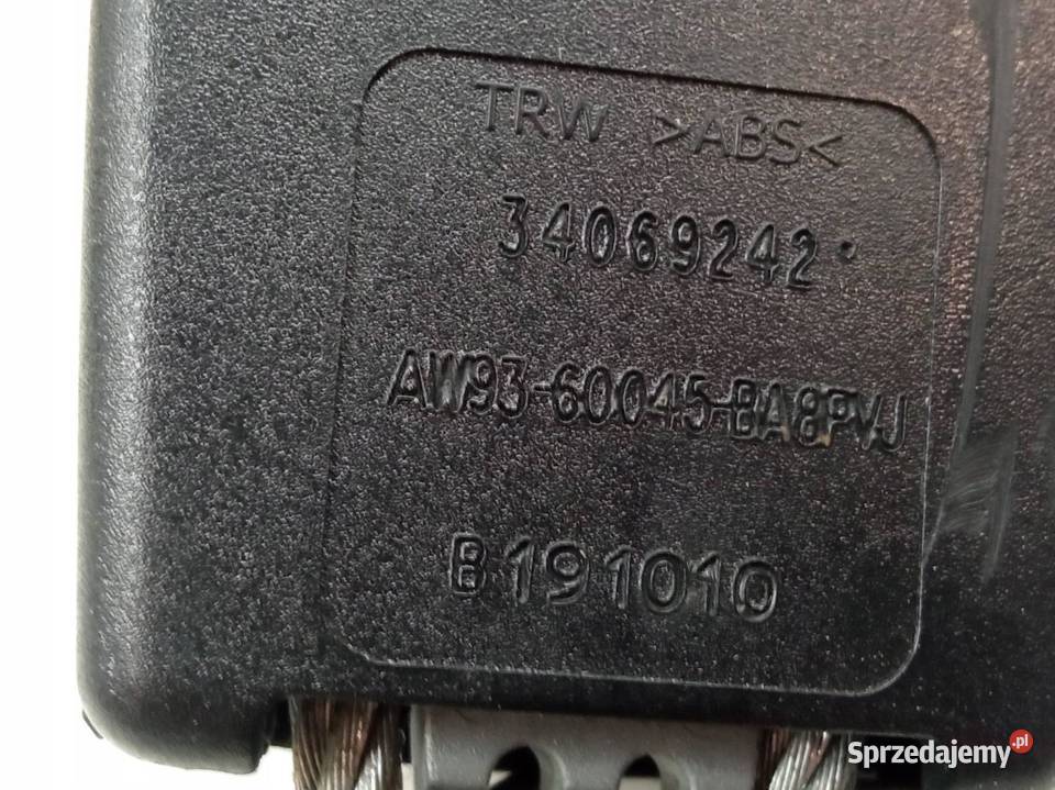 ZAPINKA PASA BEZPIECZEŃSTWA TYŁ KANAPY KPL osobowe świętokrzyskie