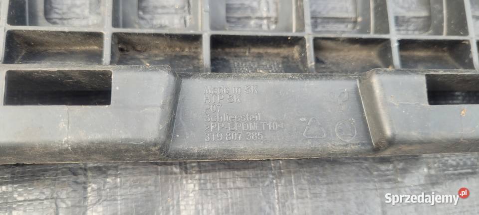 SKODA SUPERB II ŚLIZG ZDERZAKA TYŁ WZMOCNIENIE śląskie Ruda Śląska sprzedam