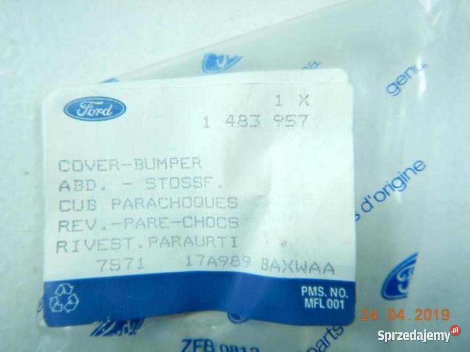 ZAŚLEPKA HAKA PRZÓD FORD MONDEO IV 20072015 NOWA osobowe