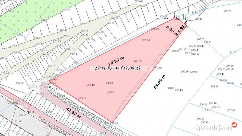 Grunt 1756m2 Kraków Na Wirach Sprzedaż małopolskie