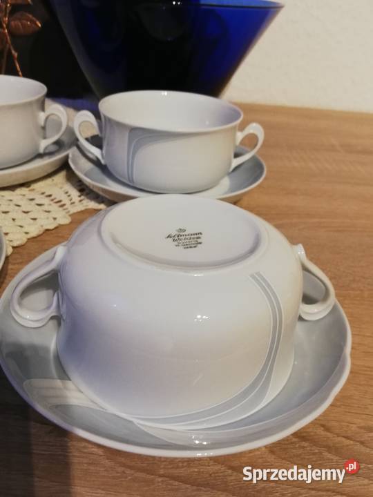 Bulionówki z talerzykami porcelana seltmann Gorlice