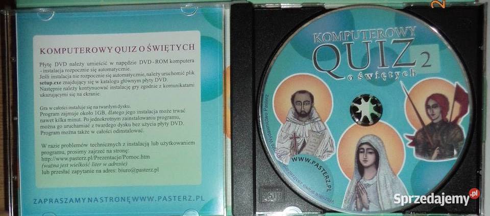 gra dzieci Komputerowy quiz o świetych 2 PC DVD dla dzieci Rzeszów