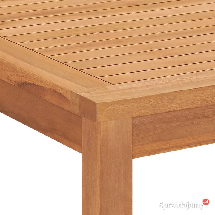 Stół ogrodowy 160x80x77 lite drewno tekowe Stoły i stoliki ogrodowe