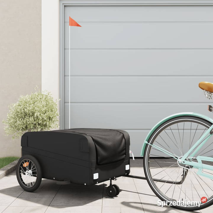 Przyczepka rowerowa czarna 45 żelazo WM94073
