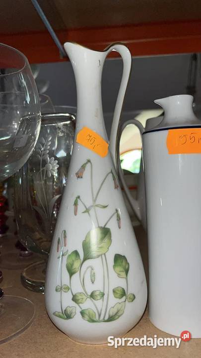 Dzbanek wazon Syg Hackefors Porslin Sweden Gdańsk
