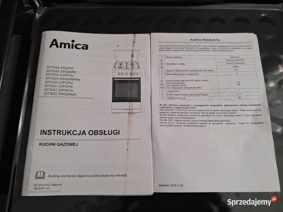 Amica kuchenka gazowa Łańcut sprzedam