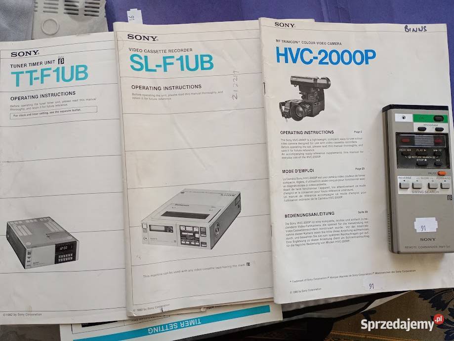 Kolekcjonerski Betamax Wideo Tuner Aparat SONY wielkopolskie Wagowo sprzedam