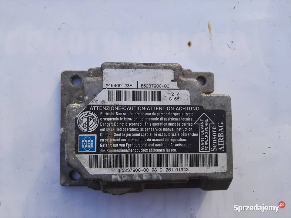 Sensor moduł poduszek Air Bag Fiat Marea Ksawerów