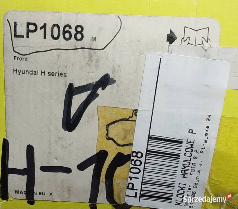KLOCKI HAMULCOWE PRZÓD HYUNDAI H100 19932004 Mielęcin