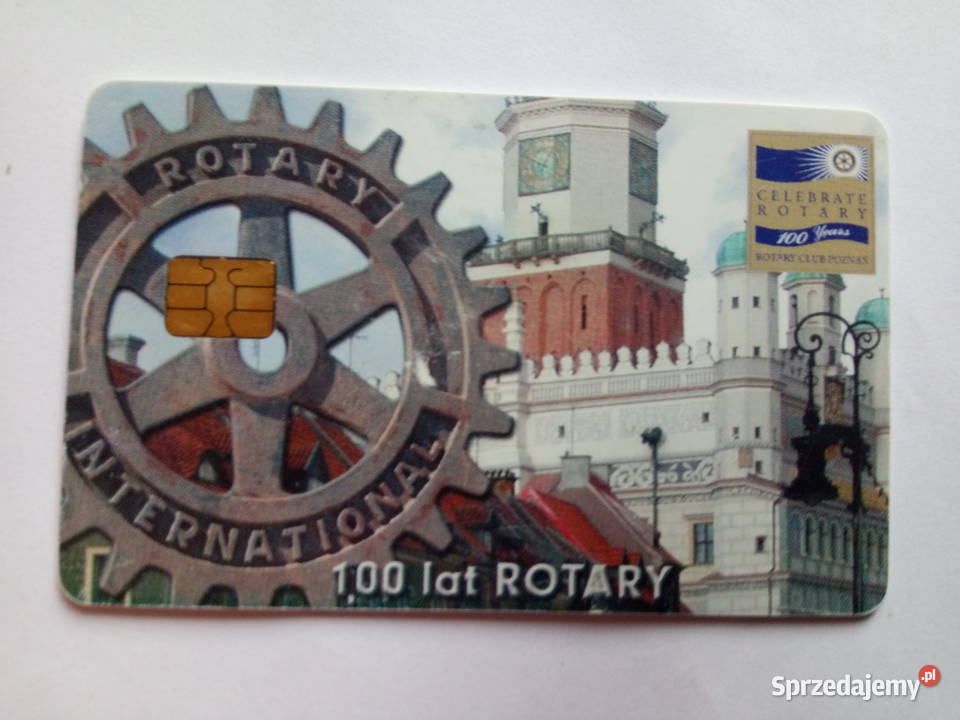 Karta telefoniczna Rotary Club Poznań 15 Dąbrowa Górnicza sprzedam