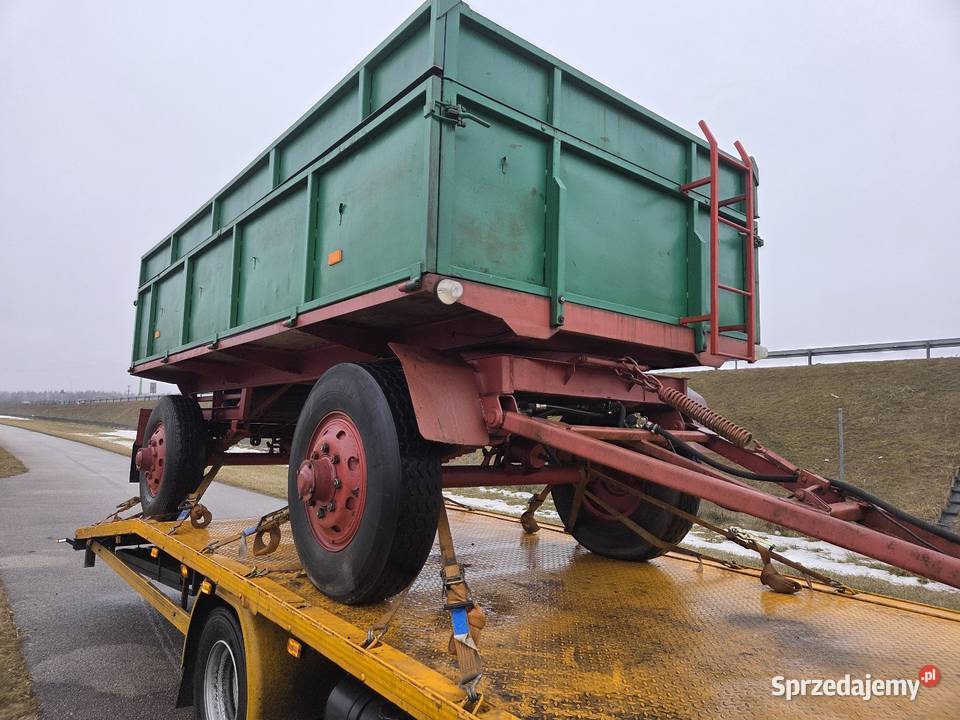 Przyczepa rolnicza Autosan d50 6t sztywna łódzkie Złoczew