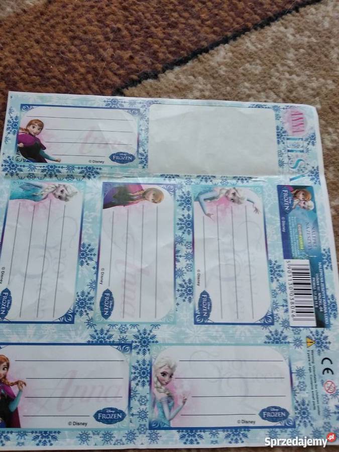 naklejki na zeszyty książki elza i inne 12 sztuk Poznań