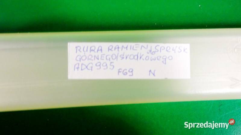 Rura ramienia spryskiwacza do zmywarki WHIRLPOOL Części i Akcesoria
