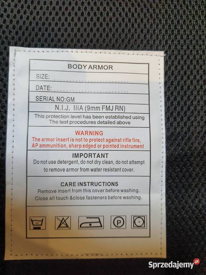 Kamizelka Kuloodporna Zabrze